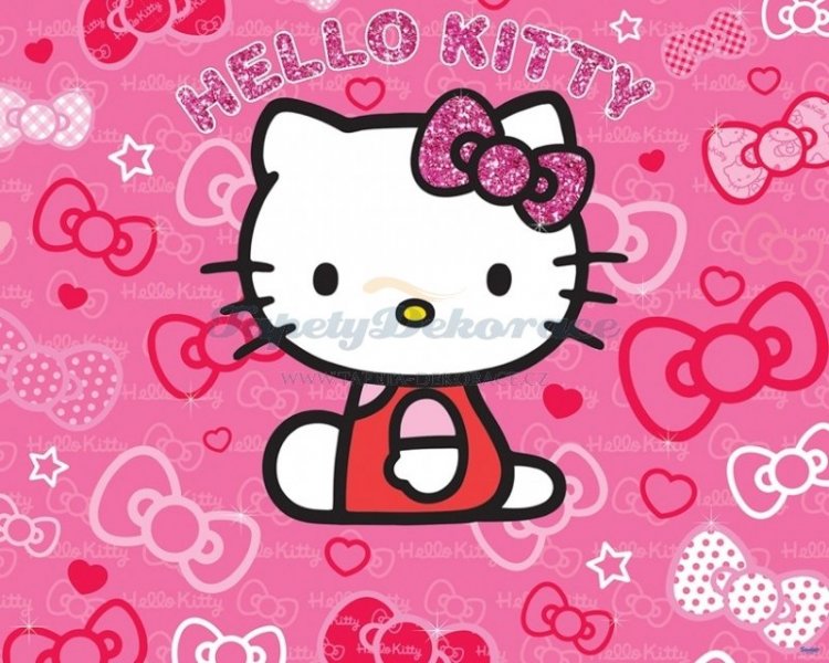 3D fototapety Walltastic (2438 mm x 3048 mm) / 3D fototapety Hello Kitty