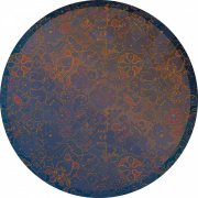 kruhová samolepicí vliesová fototapeta D1-045 - Ornament z kolekce Komar Dots - dějiny umění