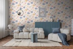 Vliesová tapeta, barevné květy 791472 / Tapety na zeď 79147-2 Nordic Feeling (0,53 x 10,05 m) A.S.Création