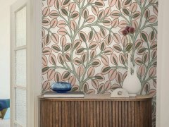 Vliesová tapeta růžové listy 791502 / Tapety na zeď 79150-2 Nordic Feeling (0,53 x 10,05 m) A.S.Création