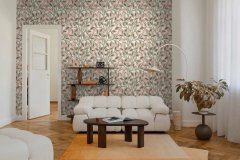 Vliesová tapeta růžové listy 791502 / Tapety na zeď 79150-2 Nordic Feeling (0,53 x 10,05 m) A.S.Création