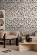 Vliesová tapeta šedé listy 791503 / Tapety na zeď 79150-3 Nordic Feeling (0,53 x 10,05 m) A.S.Création