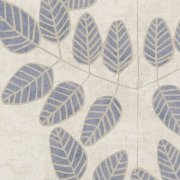 Vliesová tapeta modré a hnědé listy 791493 / Tapety na zeď 79149-3 Nordic Feeling (0,53 x 10,05 m) A.S.Création