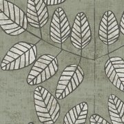 Vliesová tapeta šedé a zelené listy 791491 / Tapety na zeď 79149-1 Nordic Feeling (0,53 x 10,05 m) A.S.Création