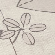 Vliesová tapeta černé a béžové listy 791495 / Tapety na zeď 79149-5 Nordic Feeling (0,53 x 10,05 m) A.S.Création