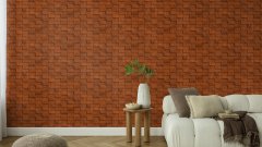 Vliesová tapeta 3D efekt hnědá, industriální styl 497120 / Vliesové tapety na zeď Factory VI (0,53 x 10,05 m) Rasch