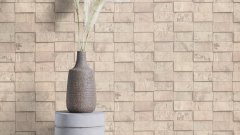 Vliesová tapeta 3D efekt šedá, industriální styl 497151 / Vliesové tapety na zeď Factory VI (0,53 x 10,05 m) Rasch