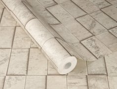 Vliesová tapeta 3D efekt šedá, industriální styl 497151 / Vliesové tapety na zeď Factory VI (0,53 x 10,05 m) Rasch