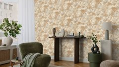 Vliesová tapeta béžovo-krémový mramor 497236 / Vliesové tapety na zeď Factory VI (0,53 x 10,05 m) Rasch