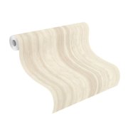 Vliesová tapeta krémové pruhy 497328 / Vliesové tapety na zeď Factory VI (0,53 x 10,05 m) Rasch