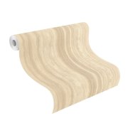 Vliesová tapeta béžové pruhy 497335 / Vliesové tapety na zeď Factory VI (0,53 x 10,05 m) Rasch