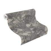 Vliesová tapeta listy - černá, hnědá 600155 / Tapety na zeď Schöner Wohnen CL (0,53 x 10,05 m) Rasch
