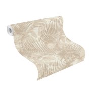 Vliesová tapeta listy - béžová, krémová 600131 / Tapety na zeď Schöner Wohnen CL (0,53 x 10,05 m) Rasch