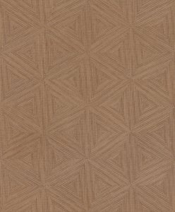 Vliesová tapeta geometrická, hnědá 571295 / Tapety na zeď Back to Nature (0,53 x 10,05 m) Rasch