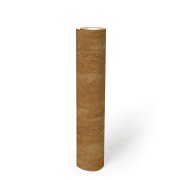 Vliesová tapeta s texturovaným vzorem, ve zlaté barvě s metalickým strukturovaným povrchem - vliesová tapeta na zeď od A.S.Création
