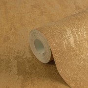 Vliesová tapeta s texturovaným vzorem, ve zlaté barvě s metalickým strukturovaným povrchem - vliesová tapeta na zeď od A.S.Création