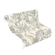 Vliesová tapeta barevné rostliny zlatá, šedá 481945 / Tapety na zeď Florentine IV (0,53 x 10,05 m) Rasch
