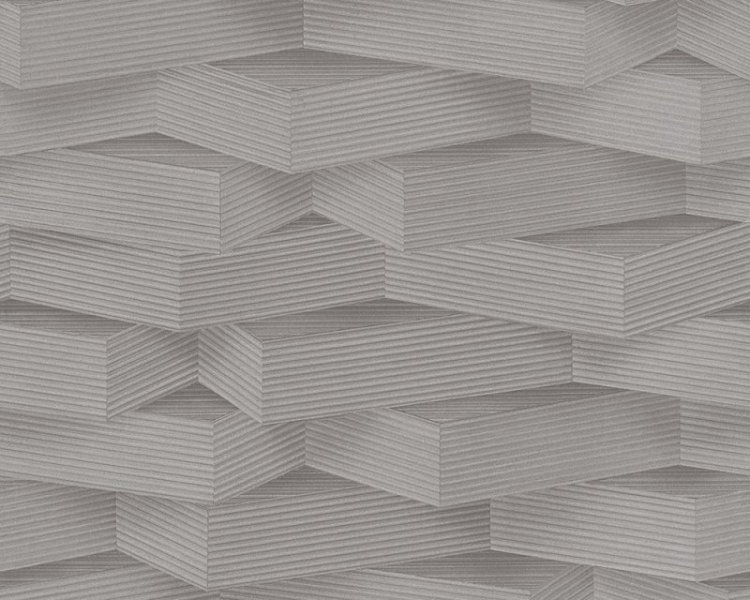 Vliesová tapeta šedá metalická 96000-3 / Tapety na zeď 960003 Move your Wall AS (0,53 x 10,05 m) A.S.Création