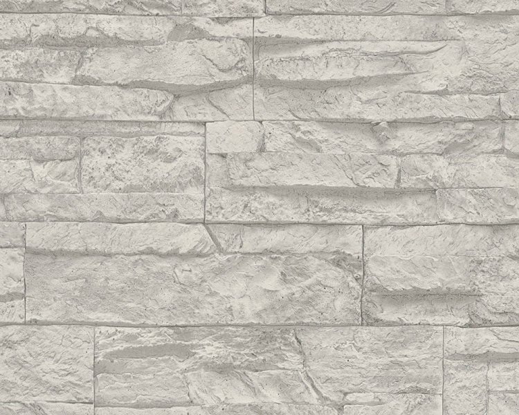 Vliesová tapeta na zeď 7071-16 šedý kámen / Vliesové tapety Wood´n Stone 707116 (0,53 x 10,05 m) A.S. Création