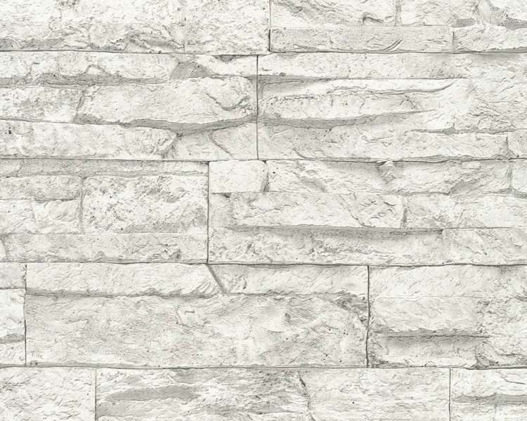 Vliesová tapeta na zeď 7071-61 šedý kámen / Vliesová tapeta na zeď Wood´n Stone 707161 (0,53 x 10,05 m) A.S. Creation