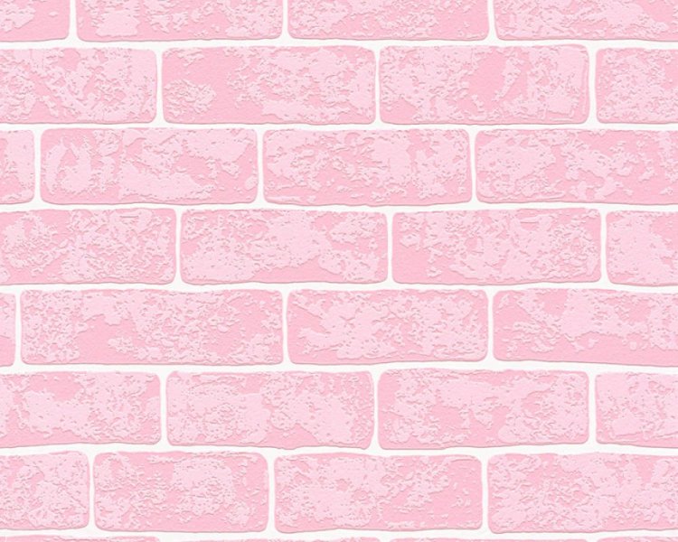 Vliesová tapeta 35981-2 růžová cihla / Tapety na zeď 359812 Wood´n Stone 2 (0,53 x 10,05 m) A.S.Création