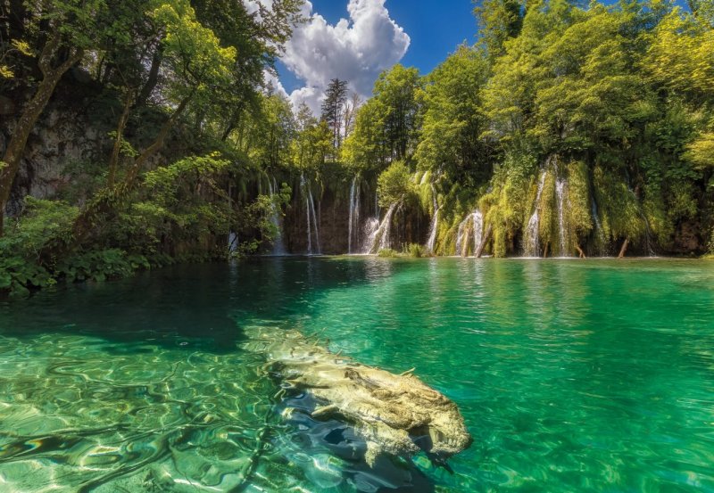 Fototapeta Plitvická jezera Eden Falls 8-533 National Geographic / Obrazové tapety a fototapety na zeď Komar (368 x 254 cm)