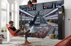 3D obrazová tapeta Subway Metro
