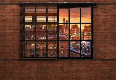 Fototapeta New York Brooklyn Brick 8-882 / Obrazové tapety a fototapety na zeď Komar (368 x 254 cm)