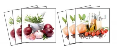 Samolepicí dekorace na kachličky koření, bylinky TI-001 / Spice herbs nálepky na kachličky (15 x 15 cm) Dimex