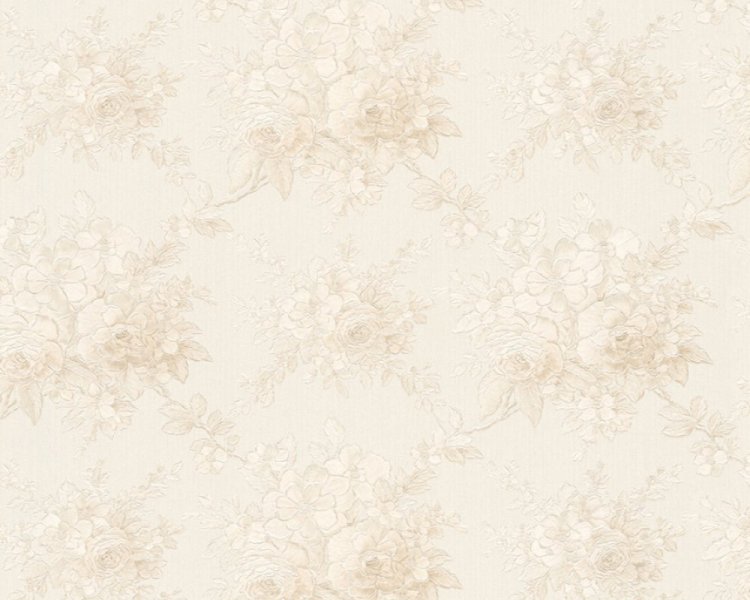 Vliesová tapeta zámecká 34508-5 béžová krémová růže / Tapety na zeď 345085 Chateau 5 (0,53 x 10,05 m) A.S.Création