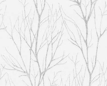 Vliesová tapeta 372602 větve, béžovo-šedá / Vliesové tapety na zeď  37260-2 Blooming (0,53 x 10,05 m) A.S.Création