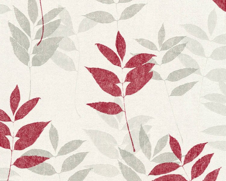 Vliesová tapeta 372613 červené listy / Vliesové tapety na zeď  37261-3 Blooming (0,53 x 10,05 m) A.S.Création