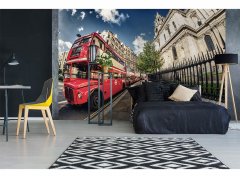 Obrazová tapeta Londýnský autobus - vliesová fototapeta DIMEX LINE