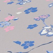 Vliesová tapeta květy, šedá, modrá, růžová 389074 / Tapety na zeď 38907-4 House of Turnowsky (0,53 x 10,05 m) A.S.Création