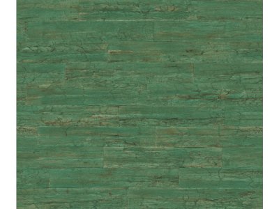 Vliesová tapeta zelená, dřevo 537048 / Tapety na zeď Curiosity (0,53 x 10,05 m) Rasch