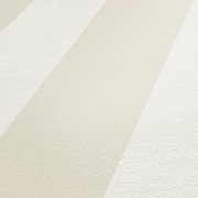 Vliesová tapeta v mladistvém stylu, béžové a bílé pruhy, textillní struktura - vliesová tapeta na zeď od A.S.Création z kolekce Maison Charme