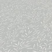 Vliesová tapeta vinná réva, listy, rustikální, přírodní, venkovský vzor - šedá, bílá - matná, mírně strukturovaná vliesová tapeta na zeď od A.S.Création z kolekce Maison Charme