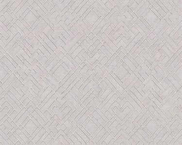 Vliesová 3D tapeta geometrická šedá, stříbrná 4002388284 (0,53 x 10,05 m) A.S.Création