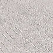 Vliesová 3D tapeta geometrická šedá, stříbrná 4002388284 (0,53 x 10,05 m) A.S.Création