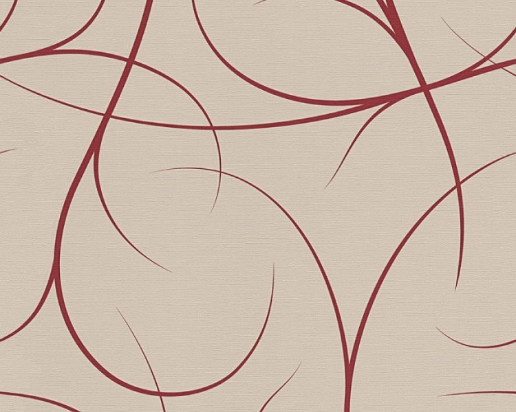 Vliesová tapeta 34215-2 červená abstraktní / Tapety na zeď 342152 Contzen Artist No.1 (0,53 x 10,05 m) A.S.Création