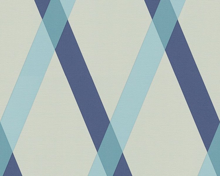 Vliesová tapeta 34110-4 geometrická modrá / Tapety na zeď 341104 Contzen Artist No.1 (0,53 x 10,05 m) A.S.Création