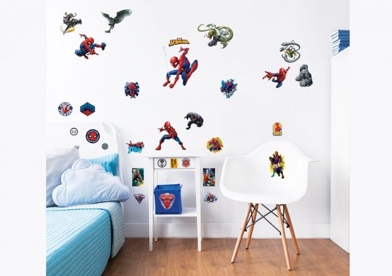 Samolepicí dekorace pro děti Walltastic Spiderman / Samolepky na zeď 44746 (46 x 34 cm)
