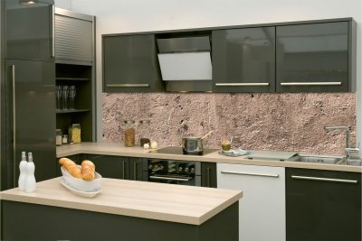 Samolepicí fototapeta na kuchyňskou linku Betonová zeď KI-260-151 / Fototapety do kuchyně Dimex (260 x 60 cm)