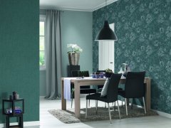 Vliesová tapeta na zeď jednobarevná modrá. Exkluzivní, vysoce kvalitní a odolná vliesová tapeta z kolekce Stylish značky Dekens