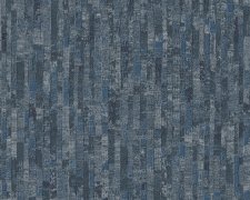 Moderní grafická vliesová tapeta na zeď modrá, geometrický vzor. Exkluzivní, vysoce kvalitní a odolná vliesová tapeta z kolekce Stylish značky Dekens