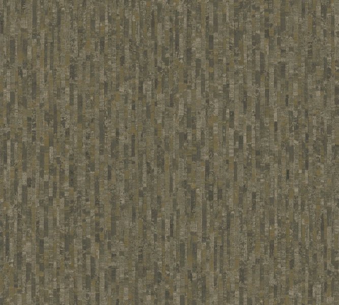 Vliesová tapeta zelená, hnědá, grafický vzor 654-05 / Tapety na zeď Stylish 100409 (0,53 x 10,05 m) Dekens