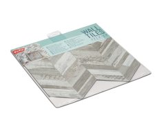 Rybí kost, dlaždice s realistickým povrchem i na dotek - dlaždice o rozměru 29,6 x 25,3 cm - samolepicí prémiový obklad d-c-fix