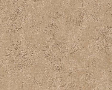 Vliesová strukturální hnědá tapeta kámen, mramor, beton, stěrka 384841 / Tapety na zeď 38484-1 Desert Lodge (0,53 x 10,05 m) A.S.Création