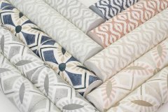 Vliesová tapeta retro - kachličky, květy, geometrická - růžová, béžová 410273 / Tapety na zeď Beachhouse (0,53 x 10,05 m) Rasch