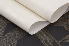 Vliesová tapeta geometrická - béžová, krémová 600438 / Tapety na zeď Schöner Wohnen CL (0,53 x 10,05 m) Rasch